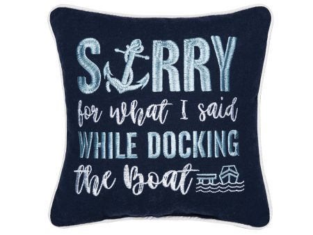 Docking The Boat Mini Pillow Online