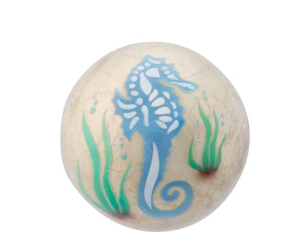 Capiz Ball with Blue Seahorse Online now