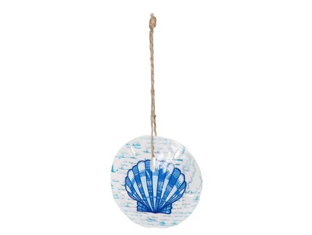 Blue Fan Shell Sand Dollar Ornament Cheap